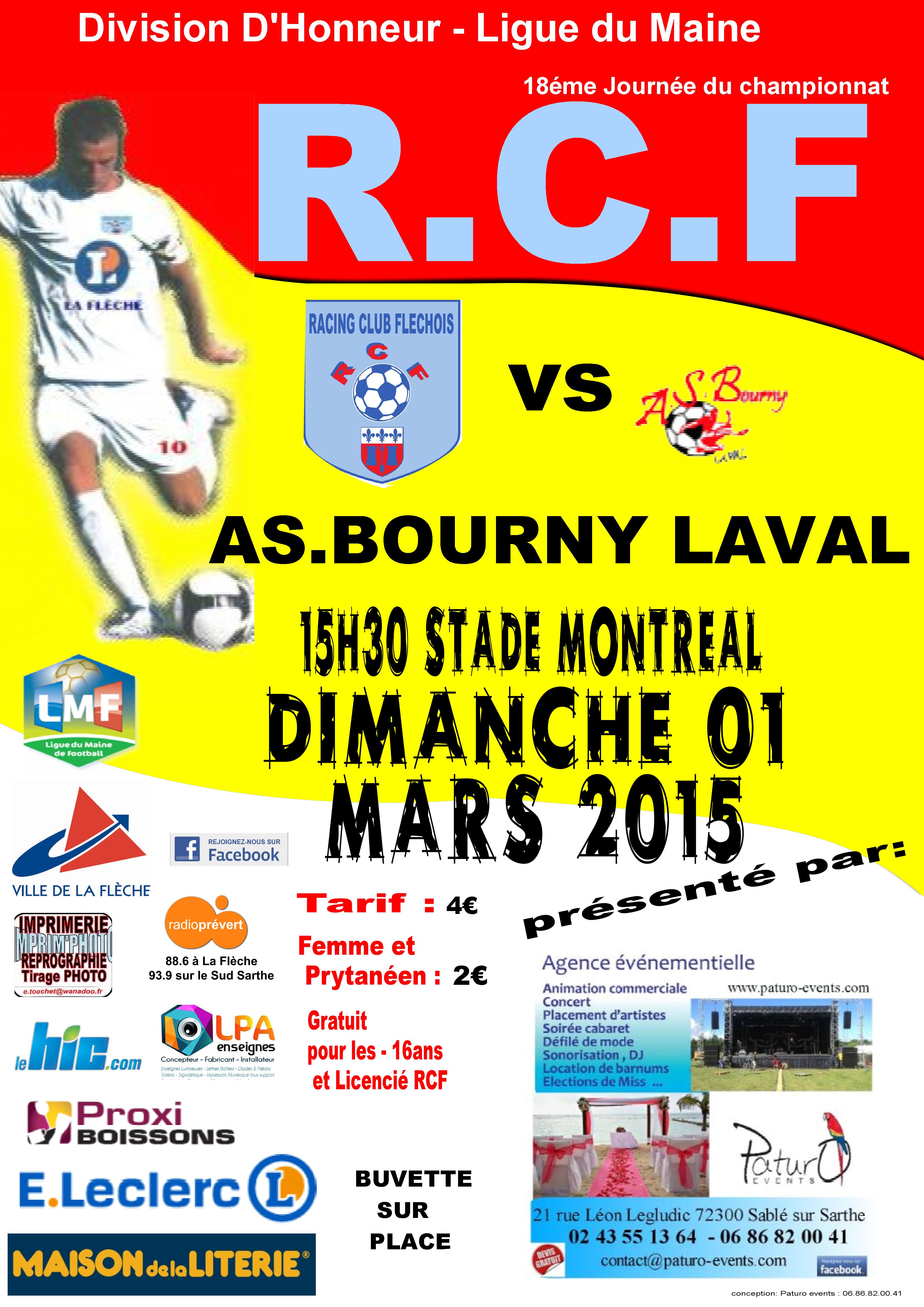 AFFICHE FOOT AS BOURNY